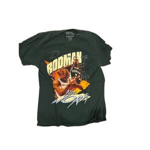 Dennis Rodman Apparel Green T-Shirt Mens M